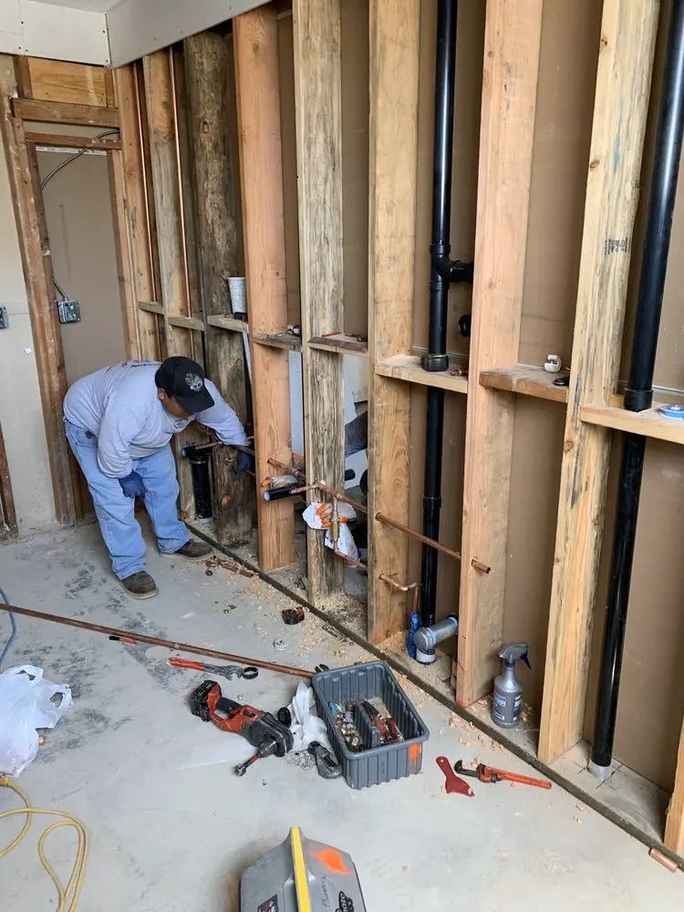Commercial rough-in plumbing for Water Heater Replacement in Coeur D Alene Place